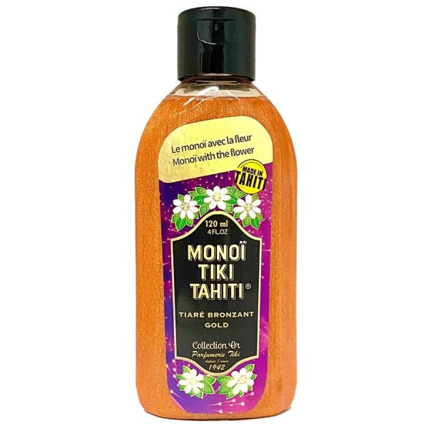 Tiki Tahiti Monoi Tiki Tiare Solaire Cu Sclipici SPF3  Ulei 120 ml