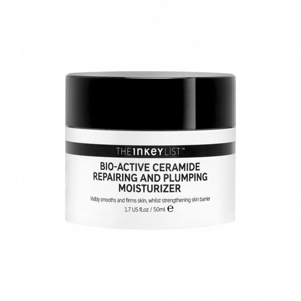 The Inkey List Bio-Active Ceramide Repairing And Plumping Moisturizer  Crema Fata 50 ml