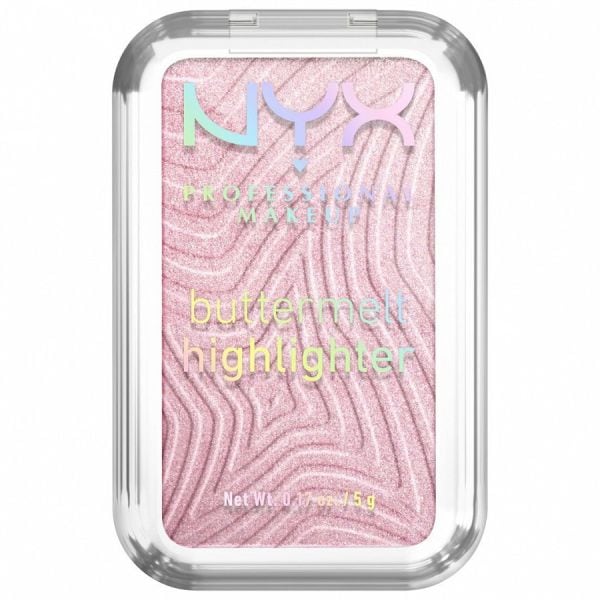 NYX Professional Makeup Buttermelt Highlighter U Butta Werk Frosty Pink Iluminator 5 g