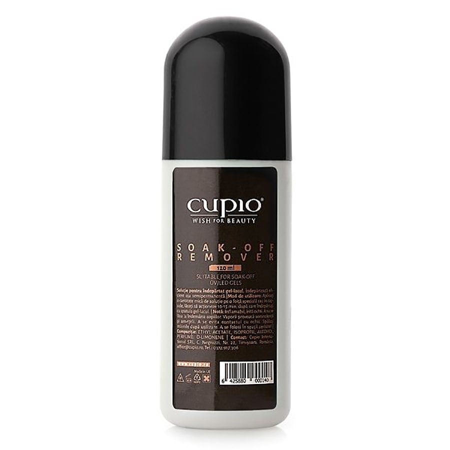 Cupio Soak Off Remover  Dizolvant 120 ml