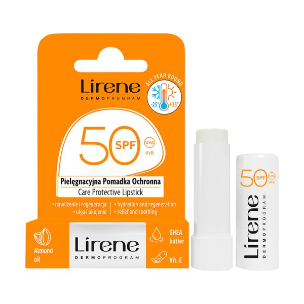 Lirene Care Protective Lipstick SPF 50  Balsam Buze 4.6 g