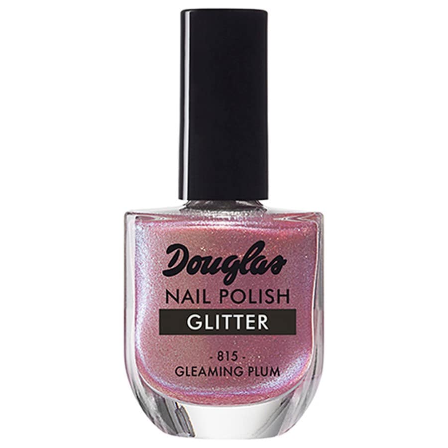 Douglas Make-up Nail Polish Glitter Shade Gleaming Plum Lac Unghii 10 ml