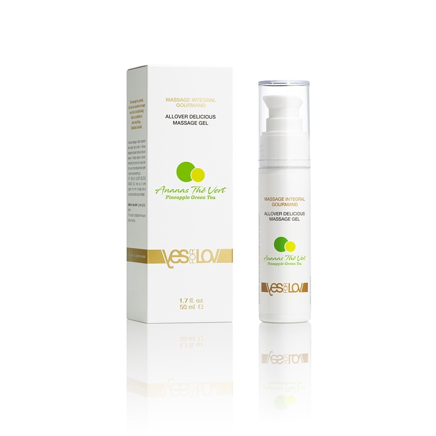 Yesforlov Allover Delicious Massage Gel - Pineapple Green Tea  Lubrifiant 50 ml