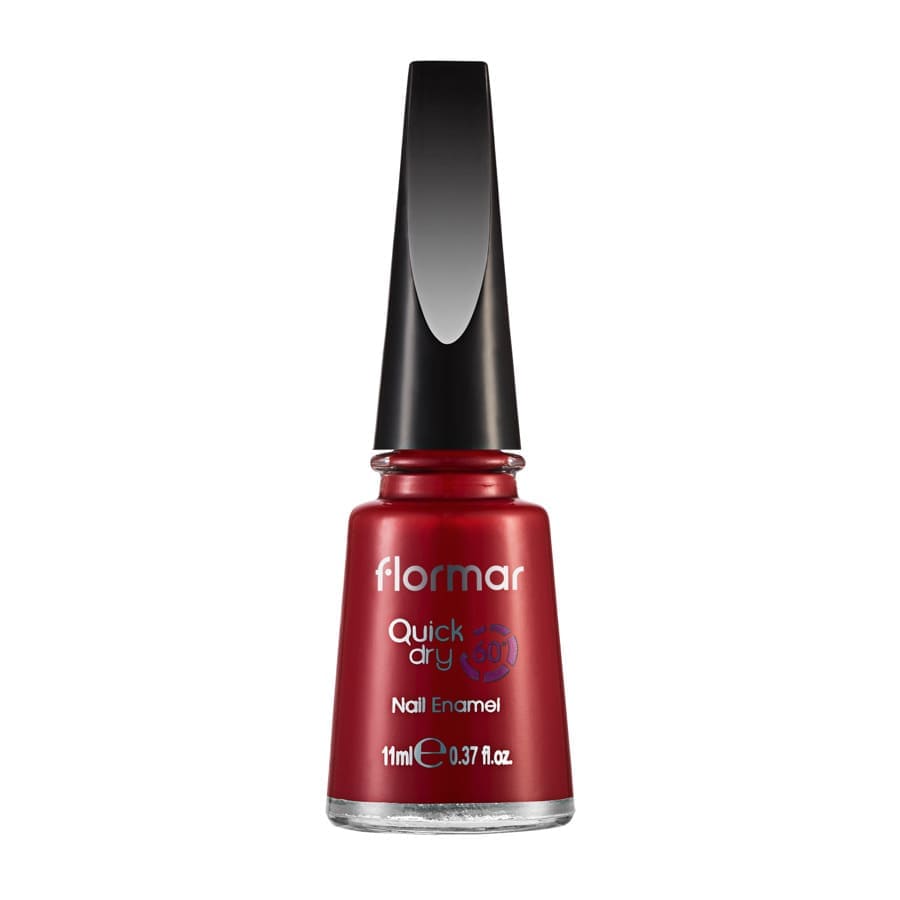 Flormar Quick Dry Nail Enamel Red Flag Lac Unghii 11 ml