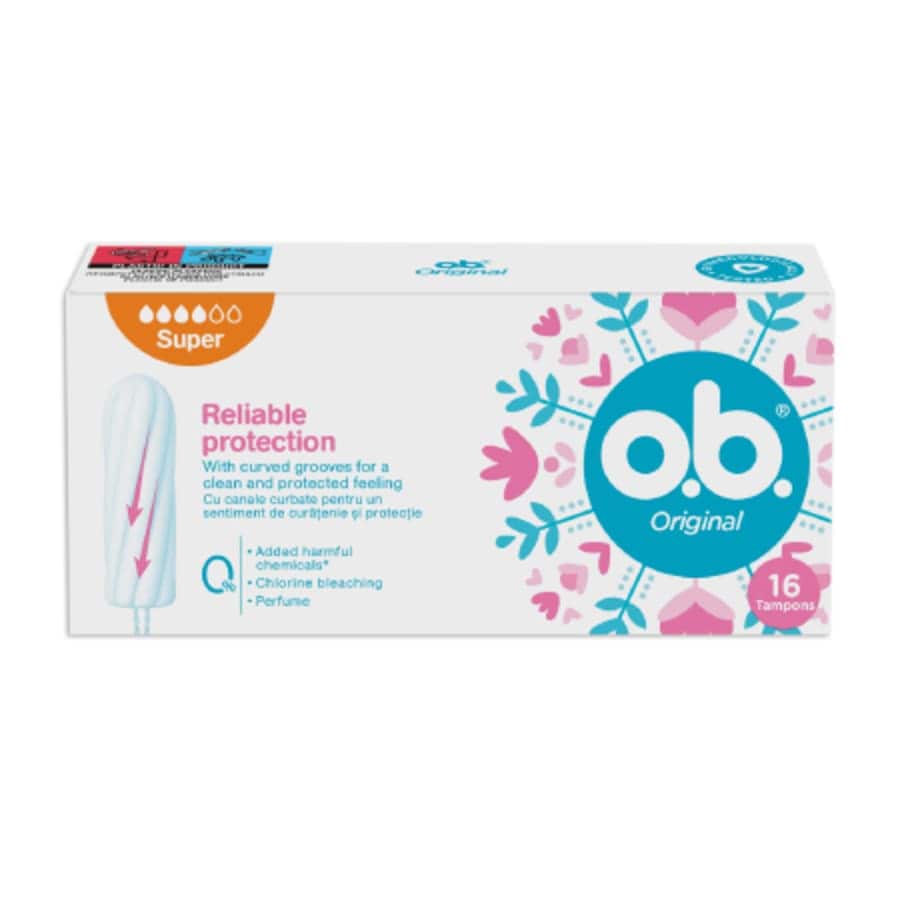 O.B. O.B ProComfort Super Ultimate Comfort 8 Tampons  Absorbante 1 Bucată