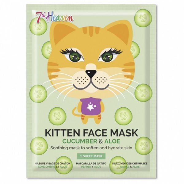 7th Heaven Kitten Cucumber Mask  Masca 27 g