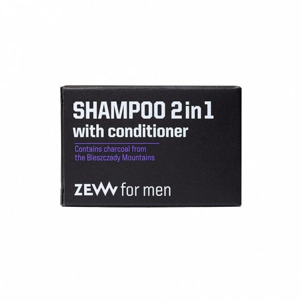Zew for men 2in1 Shampoo With Conditioner With Charcoal  Sampon 85 ml