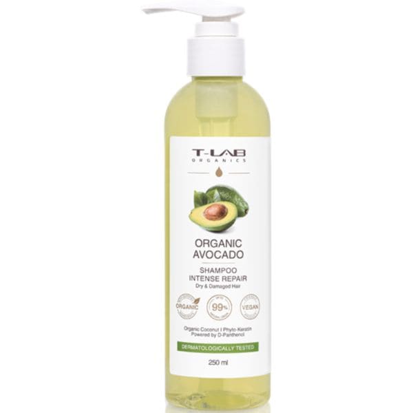 T-LAB Organics Organic Avocado Intense Repair Shampoo  Sampon 250 ml