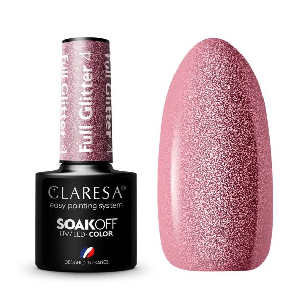 Claresa Full Glitter SoakOff UV/LED Color  Lac Unghii 5 g