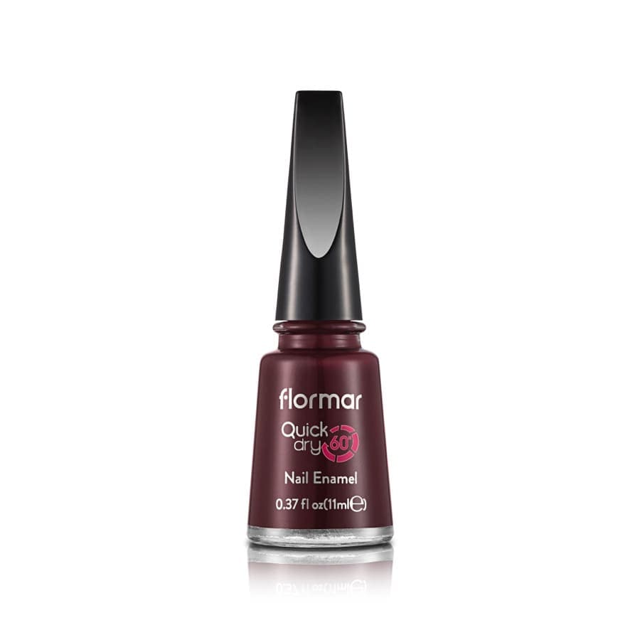 Flormar Quick Dry Nail Enamel Mahogany Lac Unghii 11 ml