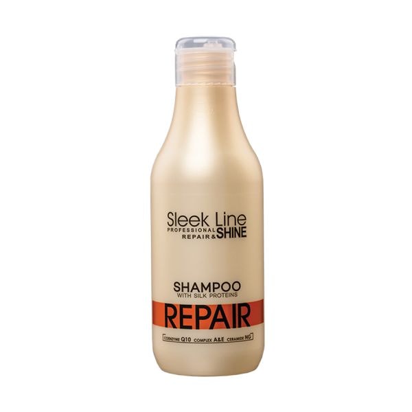 Sleek Line Shampoo With Silk Proteins Repair  Sampon 300 ml