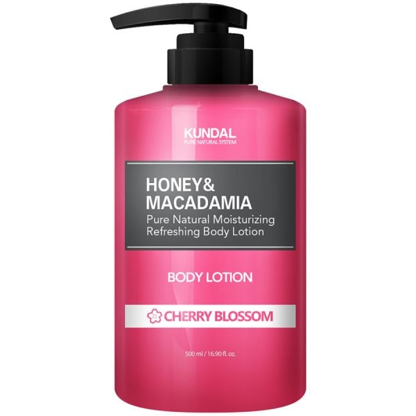 Kundal Honey & Macadamia Pure Body Lotion Cherry Blossom  Lotiune Corp 500 ml
