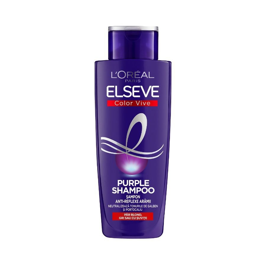 Elseve Elseve Color Vive Purple Sampon Pentru Par Blond  Sampon 200 ml