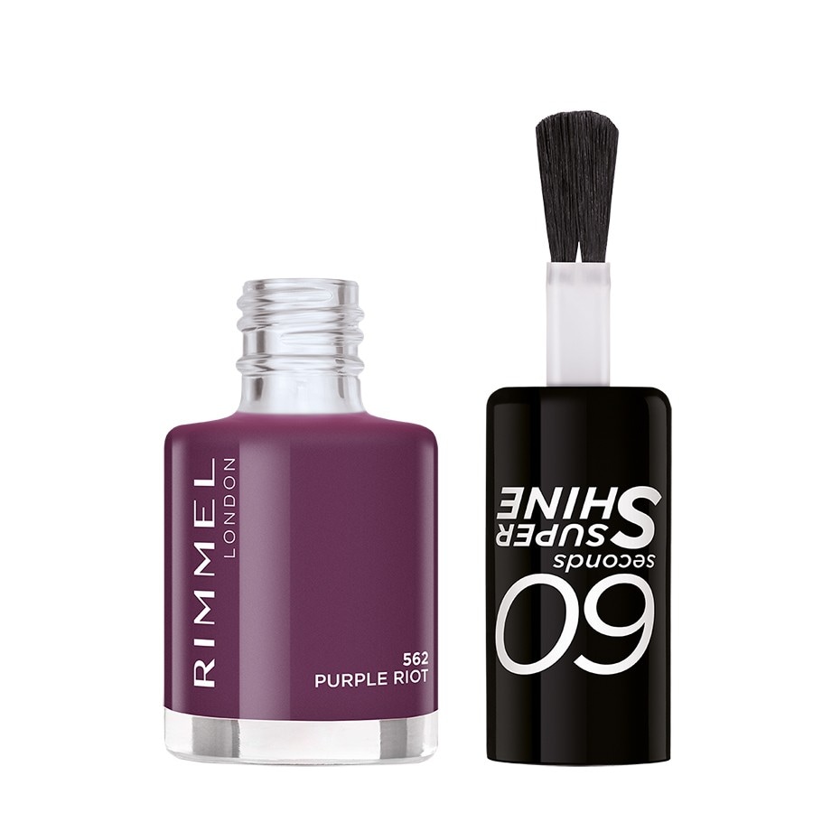Rimmel London 60 Seconds Super Shine Nail Purple Riot Lac Unghii 8 g