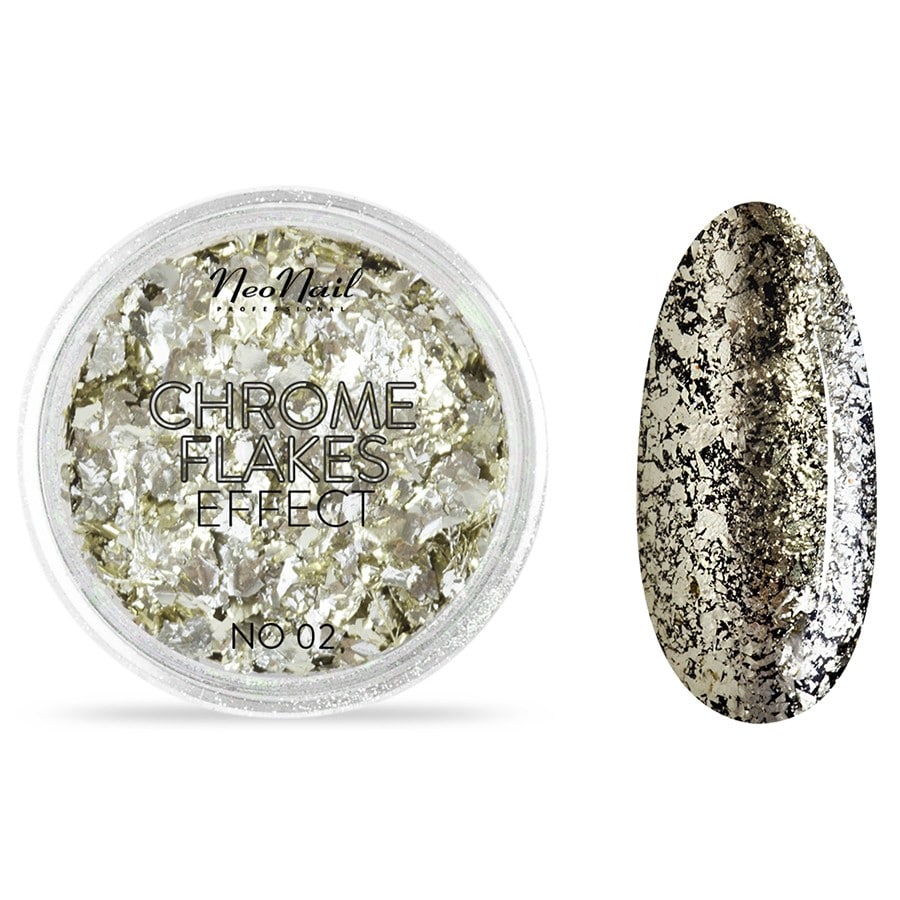 Neo Nail Chrome Flakes Effect  Accesorii Manichiura 0.5 g