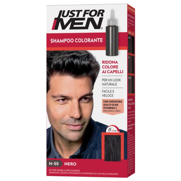 Just for Men Shampoo Colorante Nero H- Sampon 121 ml