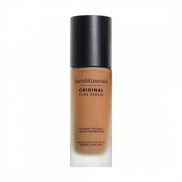 bareMinerals Original Pure Serum Liquid Foundation Medium Deep Warm . Fond Ten 30 ml