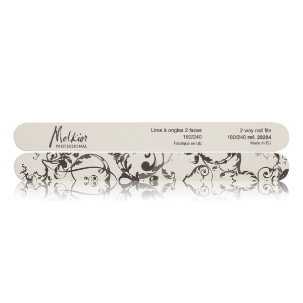 Melkior Professional Nail File 180/240  Pila Unghii 1 Bucată
