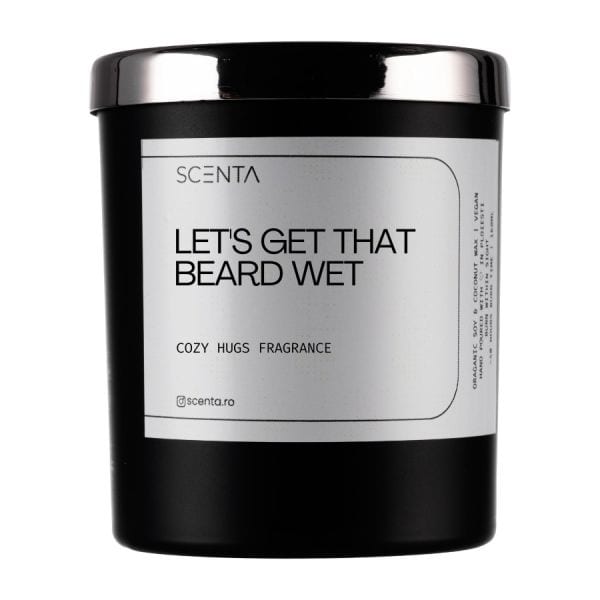 Scenta Lets Get That Beard Wet  Lumanari 160 ml
