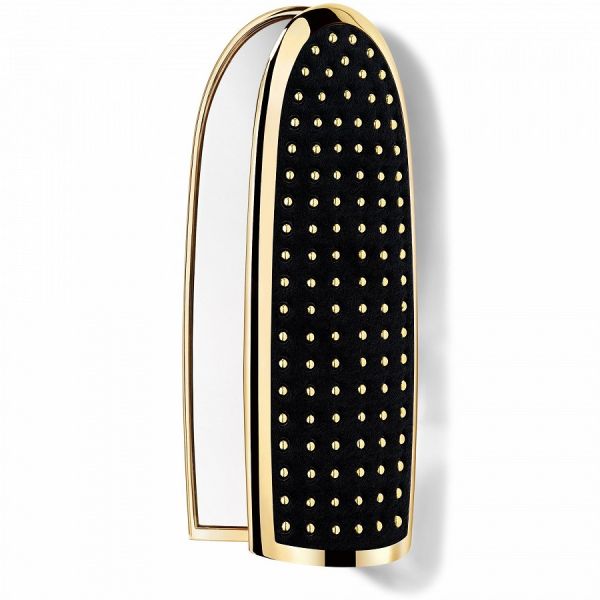 Guerlain Rouge G - Jewel Case With Double Mirror  Customizable Lipstick LES-STUDS Carcasa Ruj 1 Bucată