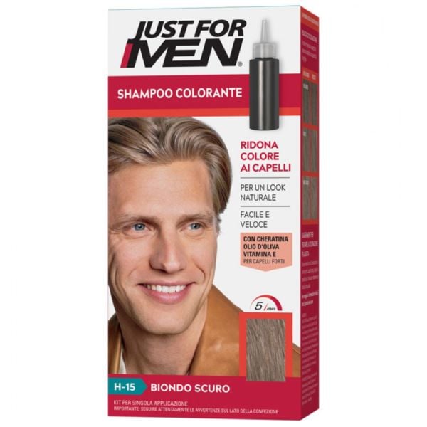 Just for Men Shampoo Colorante Biondo Scuro H- Sampon 121 ml