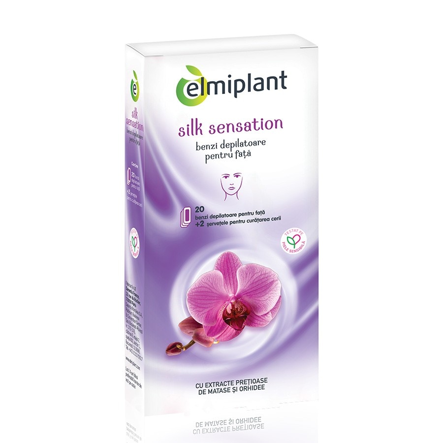 Elmiplant Set 20 Benzi Depilatoare Fata  Benzi Depilatoare 1 Bucată