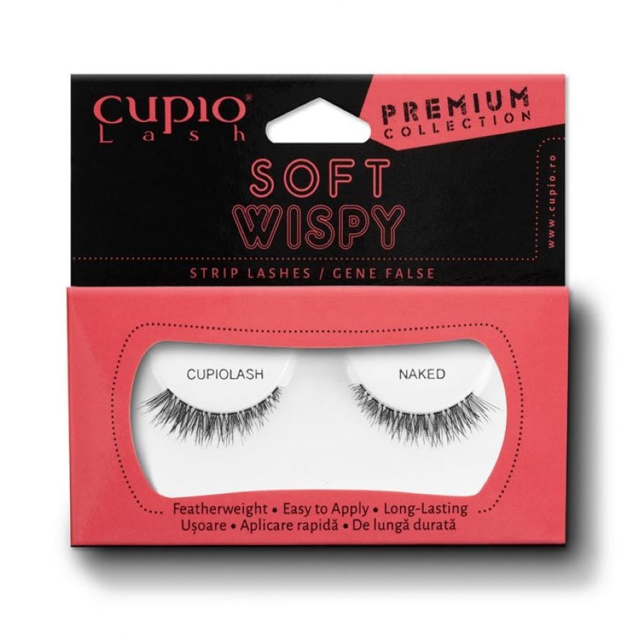 Cupio Gene False Banda Soft Wispy Lashes Naked  Gene False 1 Bucată