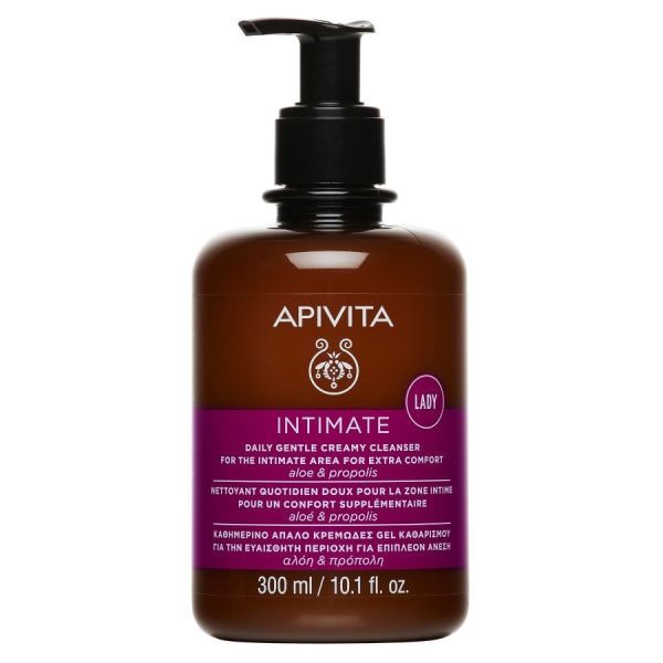 Apivita Daily Gentle Creamy Cleanser For The Intimate Area For Extra Comfort  Gel Intim 300 ml
