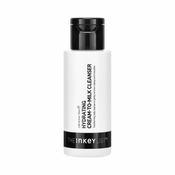 The Inkey List Hydrating Cream To Milk Cleanser  Gel Curatare 50 ml