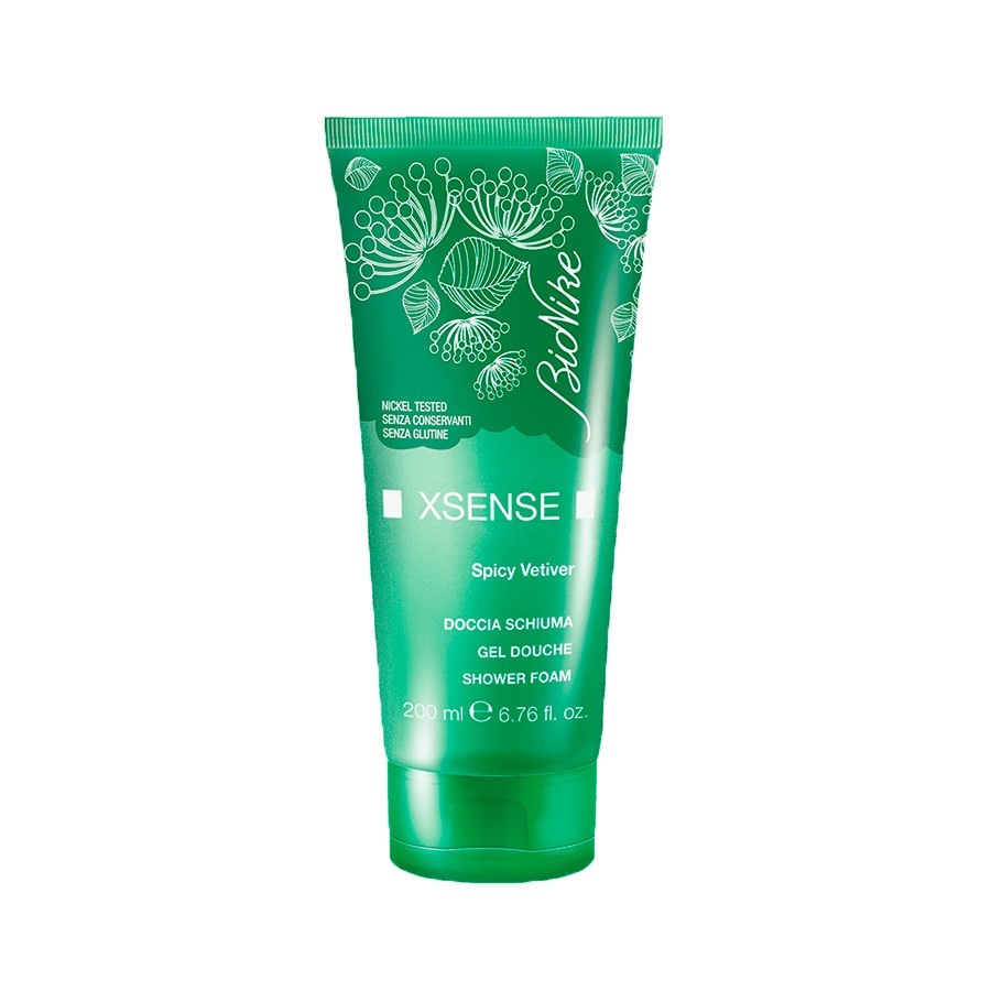 Bionike Defence Xsense Spicy Vetiver Shower Foam  Gel Dus 200 ml