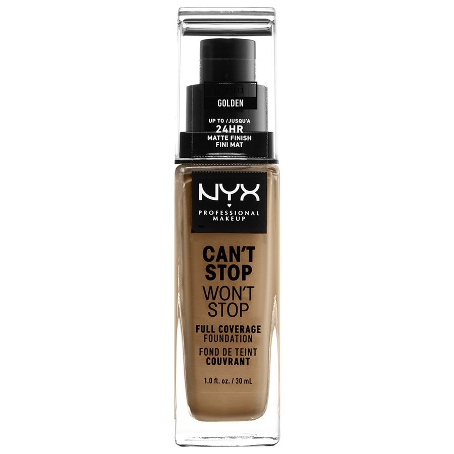 NYX Professional Makeup Cant Stop Wont Stop 24h Foundation Golden Fond Ten 30 ml