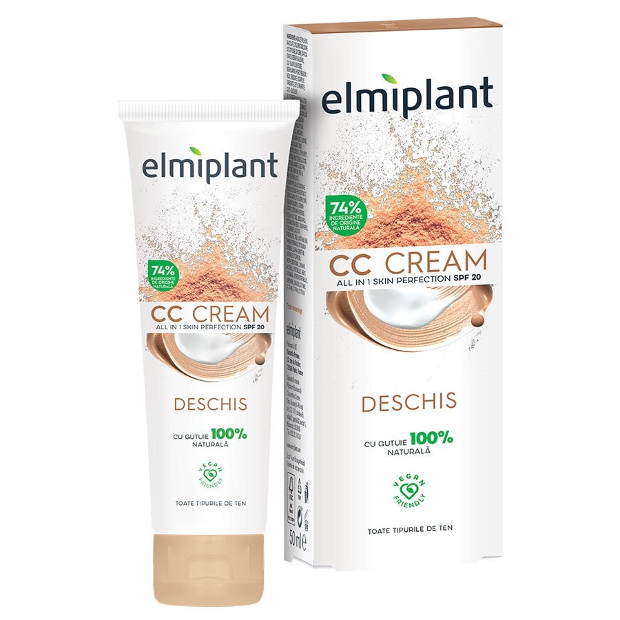 Elmiplant Cream CC Skin Moisture All In Skin Perfection SPF 20 Deschis Cc Cream 50 ml