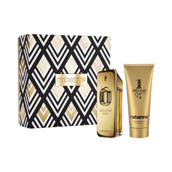 Rabanne Million Gold Eau De Parfum 100 Ml & Shower Gel 100 Ml Gift Set  Set Parfumerie 1 Bucată