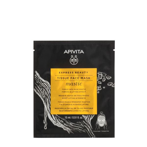 Apivita Tissue Face Mask Mastic Firming And Lifting Effect  Masca Fata 15 ml