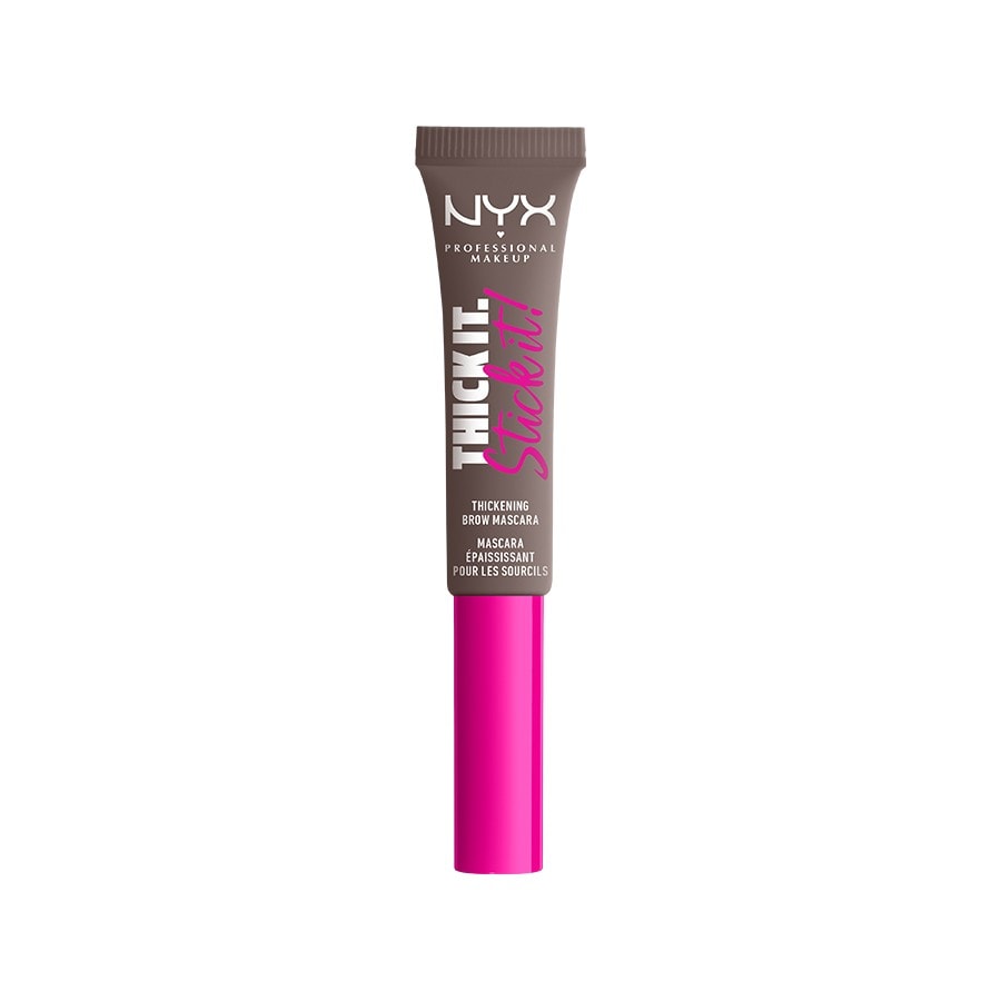 NYX Professional Makeup Thick It Stick It Brow Mascara Cool Ash Brown Gel Sprancene 7 ml
