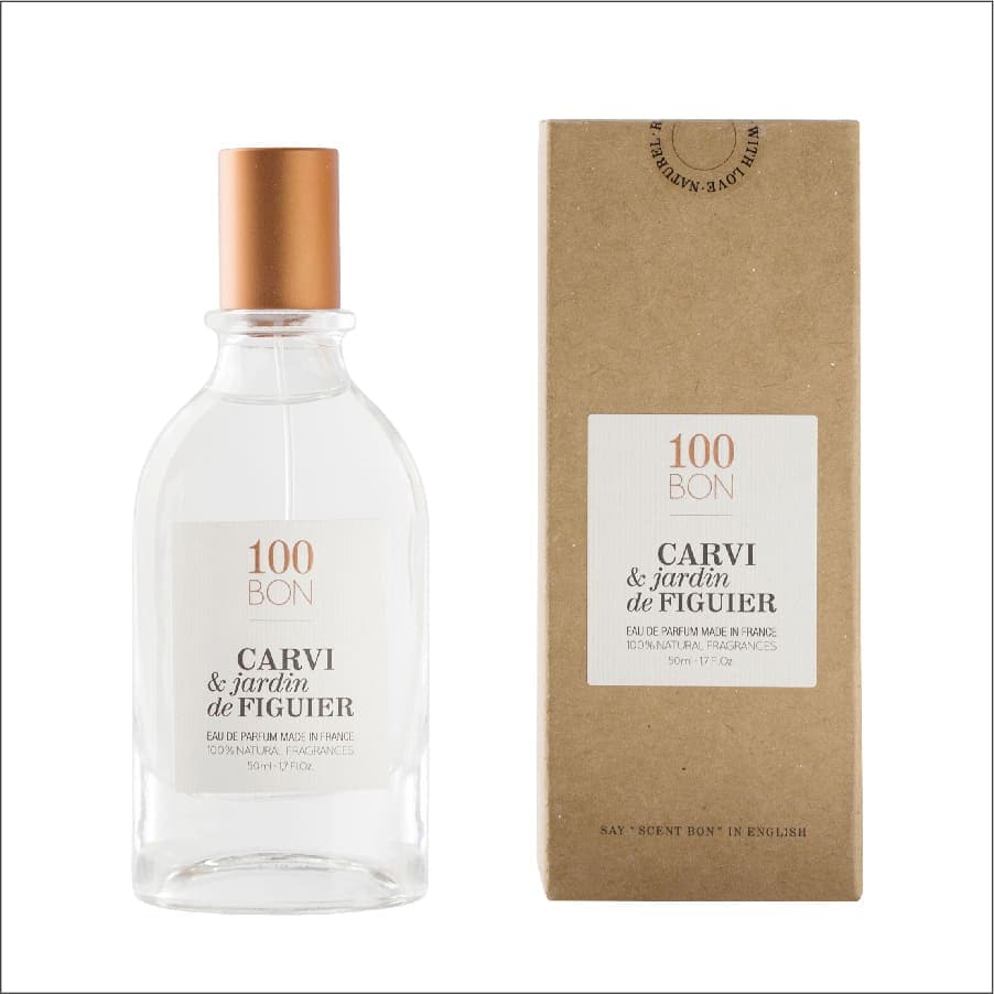 100 Bon Carvi & Jardin De Figuier Eau De Cologne  Apa Colonie 50 ml