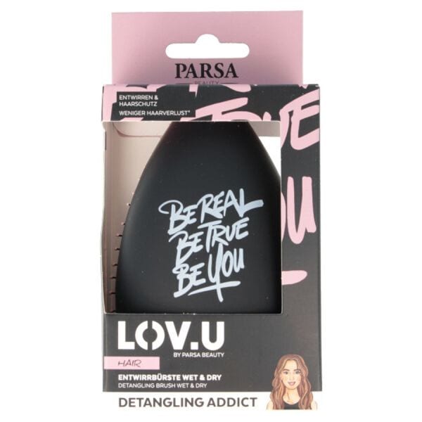 Parsa Beauty Compact Brush LovU Black Perie 1 Bucată