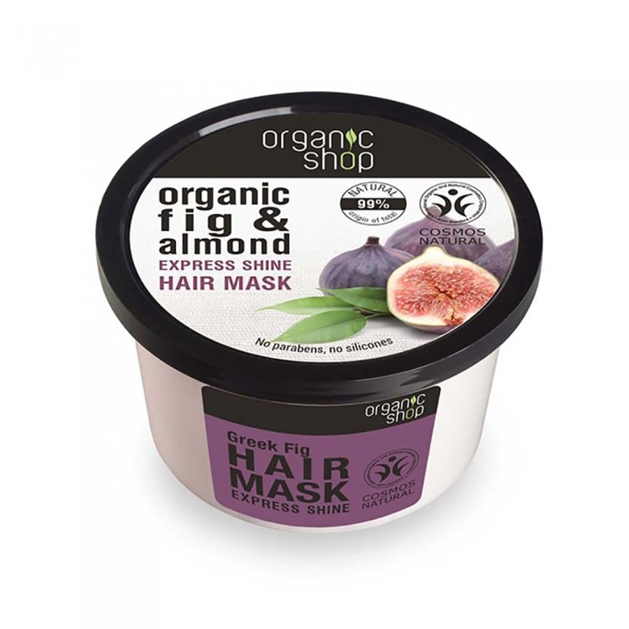 Organic Shop Organic Greek Fig & Almond Express Shine Hair Mask  Masca Par 250 ml