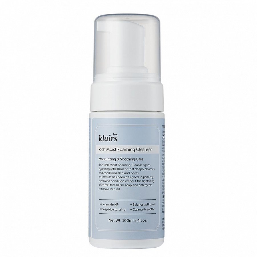 Dear Klairs Rich Moist Foaming Cleanser  Crema Fata 100 ml