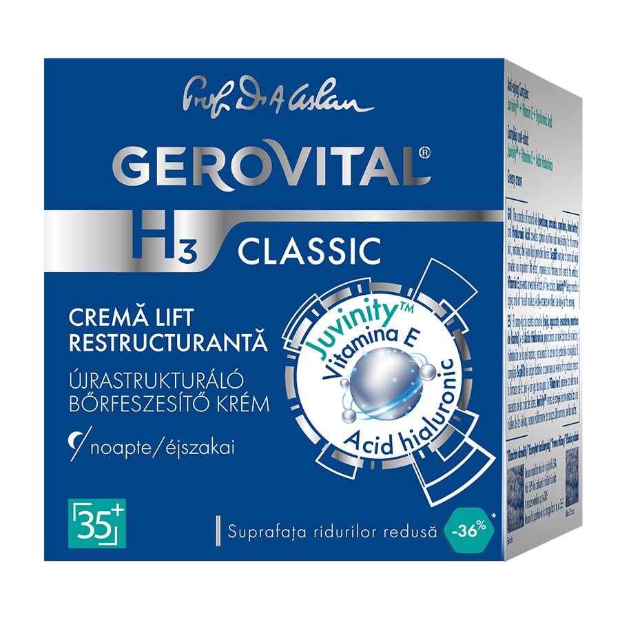 Gerovital Restructuring Lift Cream Night Care  Crema Fata 50 ml