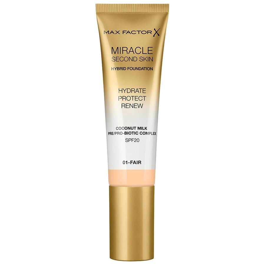 Max Factor Miracle Second Skin Hybrid Foundation Golden Medium Fond Ten 30 ml
