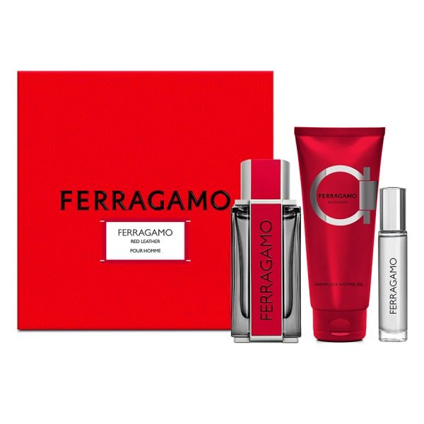 Ferragamo Ferragamo Red Leather Eau De Parfum Gift Set  Set Parfumerie 1 Bucată