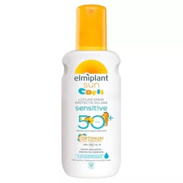 Elmiplant Kids Sensitive Spf 50 Sun Protection Spray For Children  Protectie Solara Copii 200 ml
