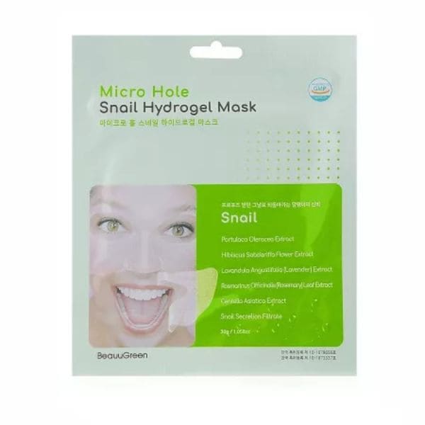 Beauugreen Micro Hole Snail Hydrogel Mask  Masca Fata 28 g