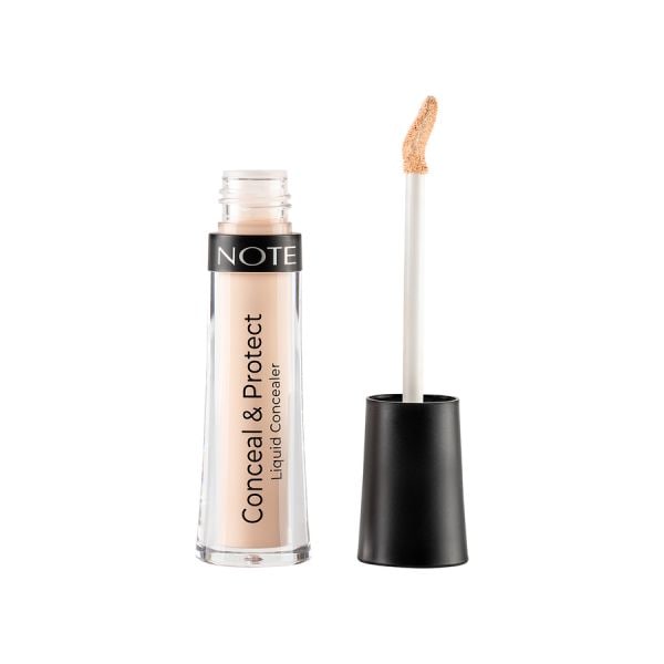 Note Cosmetique Conceal & Protect Liquid Concealer Porcelain Ivory Corector 4.5 ml