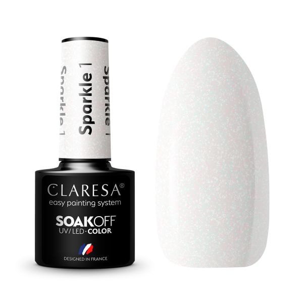 Claresa SoakOff UV/LED Color Sparkle  Lac Unghii 5 g