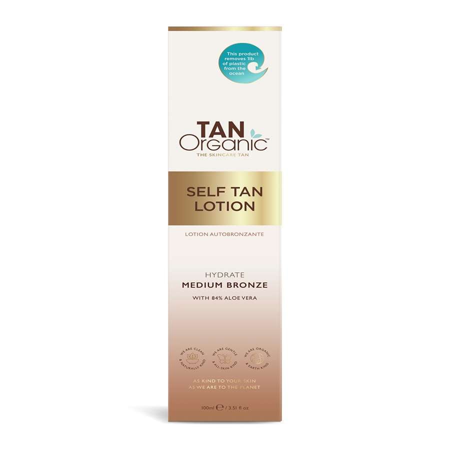 Tan Organic Self Tan Lotion Medium Bronze  Autobronzant 100 ml