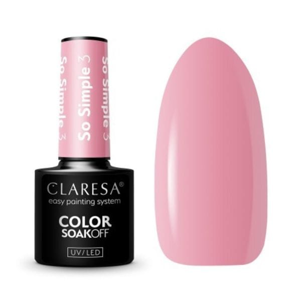 Claresa Color Soak Off UV/LED So Simple  Lac Unghii 5 g