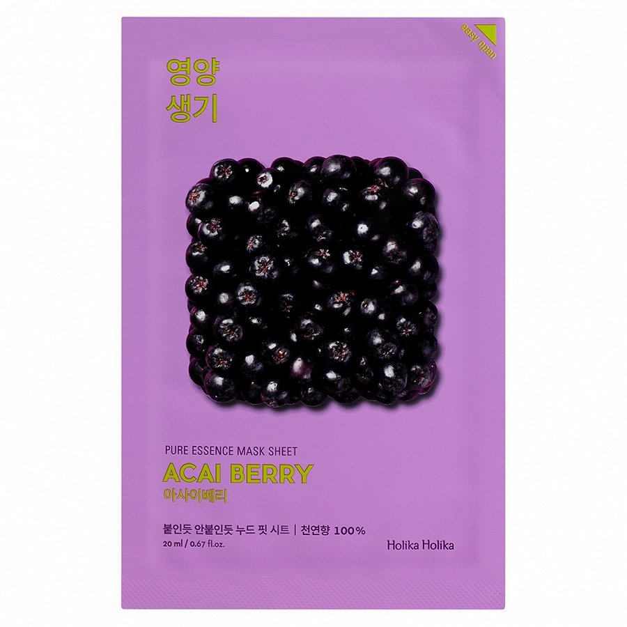 Holika Holika Pure Essence Mask Sheet - Acaiberry  Masca 23 ml