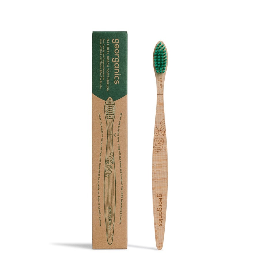 Georganics Toothbrush Medium  Periuta Dinti 1 Bucată